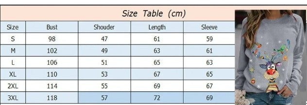 Festive Christmas Reindeer Sweater