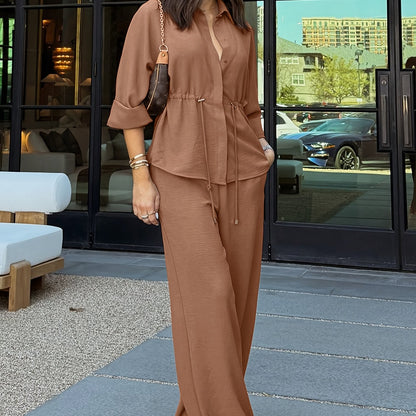 Women's Pants Set Sleeveless Casual Loose Top