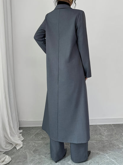 Women'S Minimalist Fashion Long Suit Set