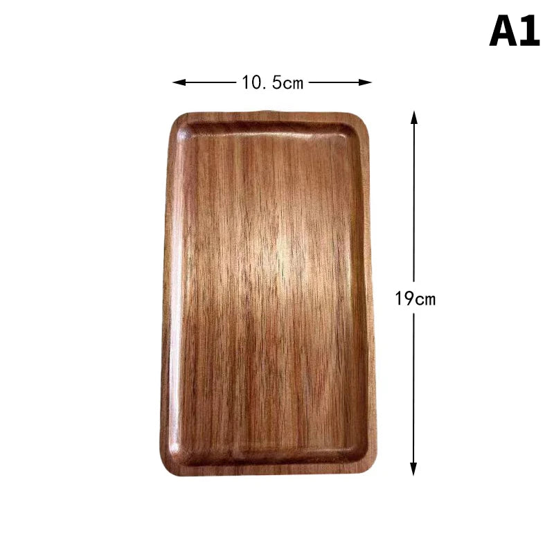 Solid Wood Oval Serving Tray