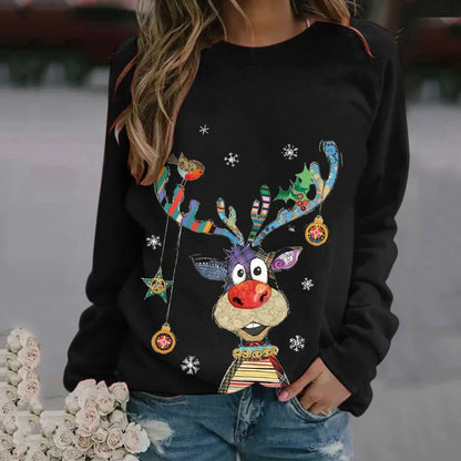 Festive Christmas Reindeer Sweater