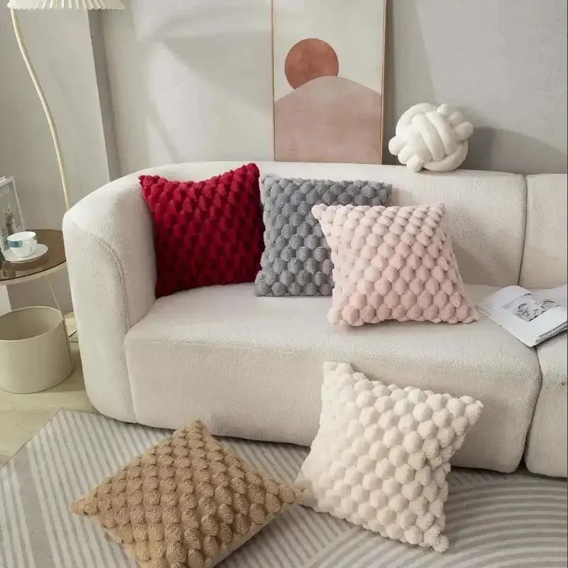 3D Textured Knit Cushion Cover