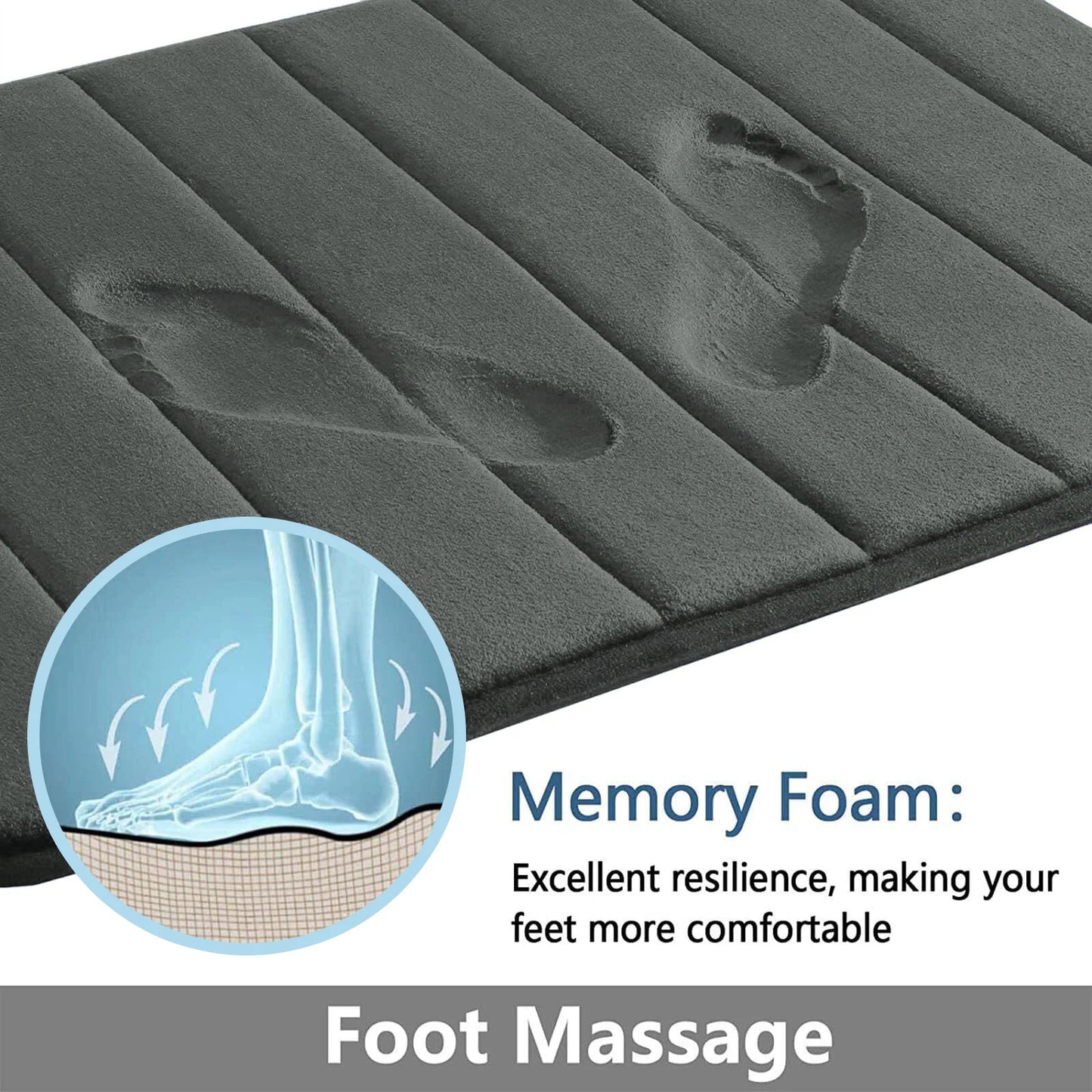 Memory Foam Anti-Slip Bath Mat