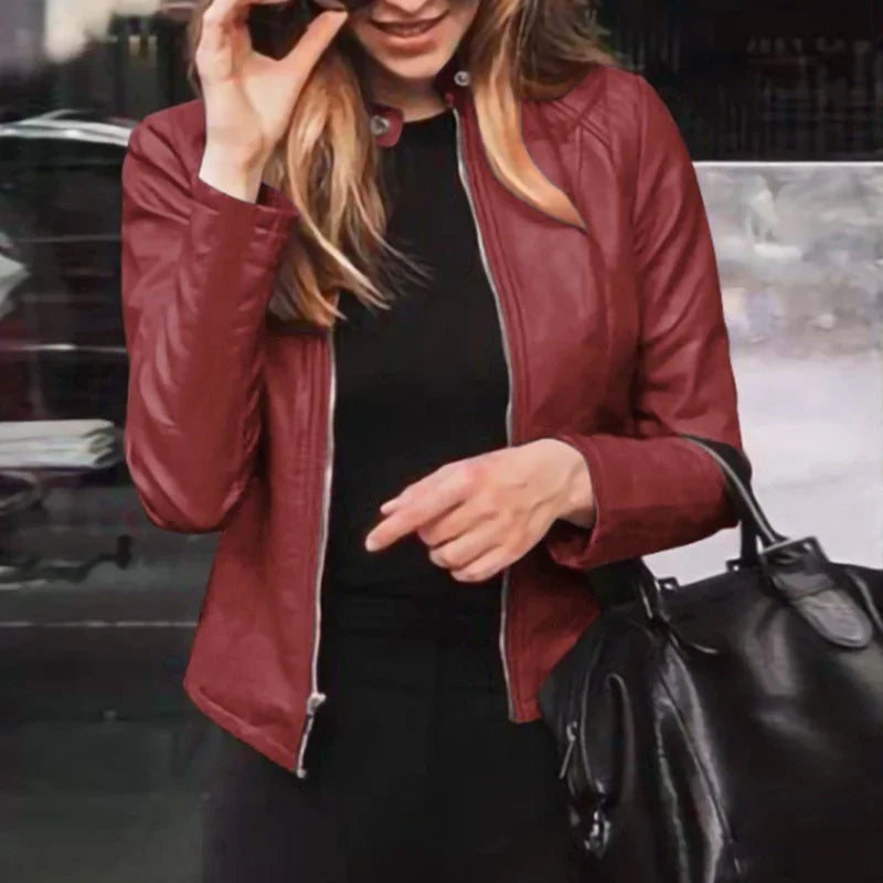 premium leather jacket