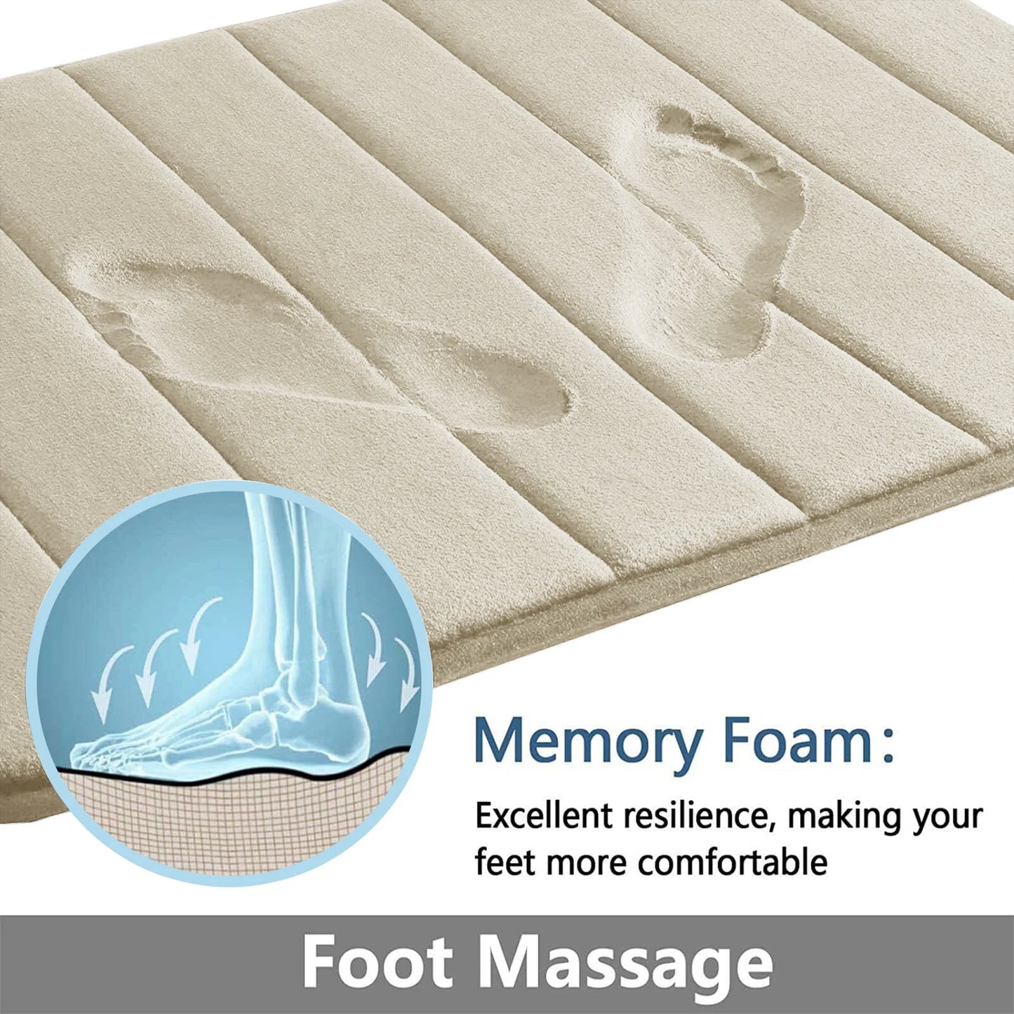 Memory Foam Anti-Slip Bath Mat