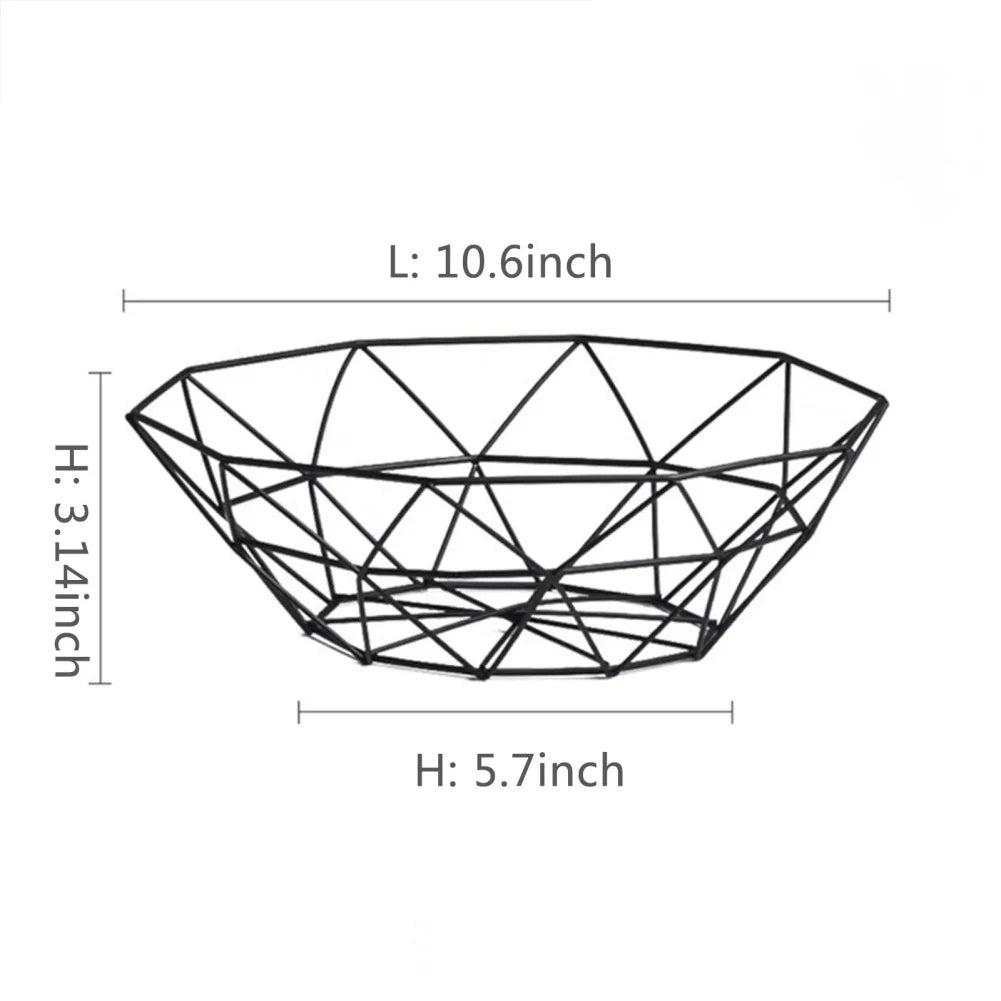 Nordic Wire Fruit Basket