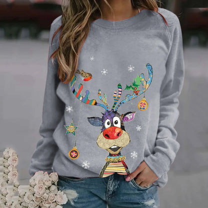 Festive Christmas Reindeer Sweater