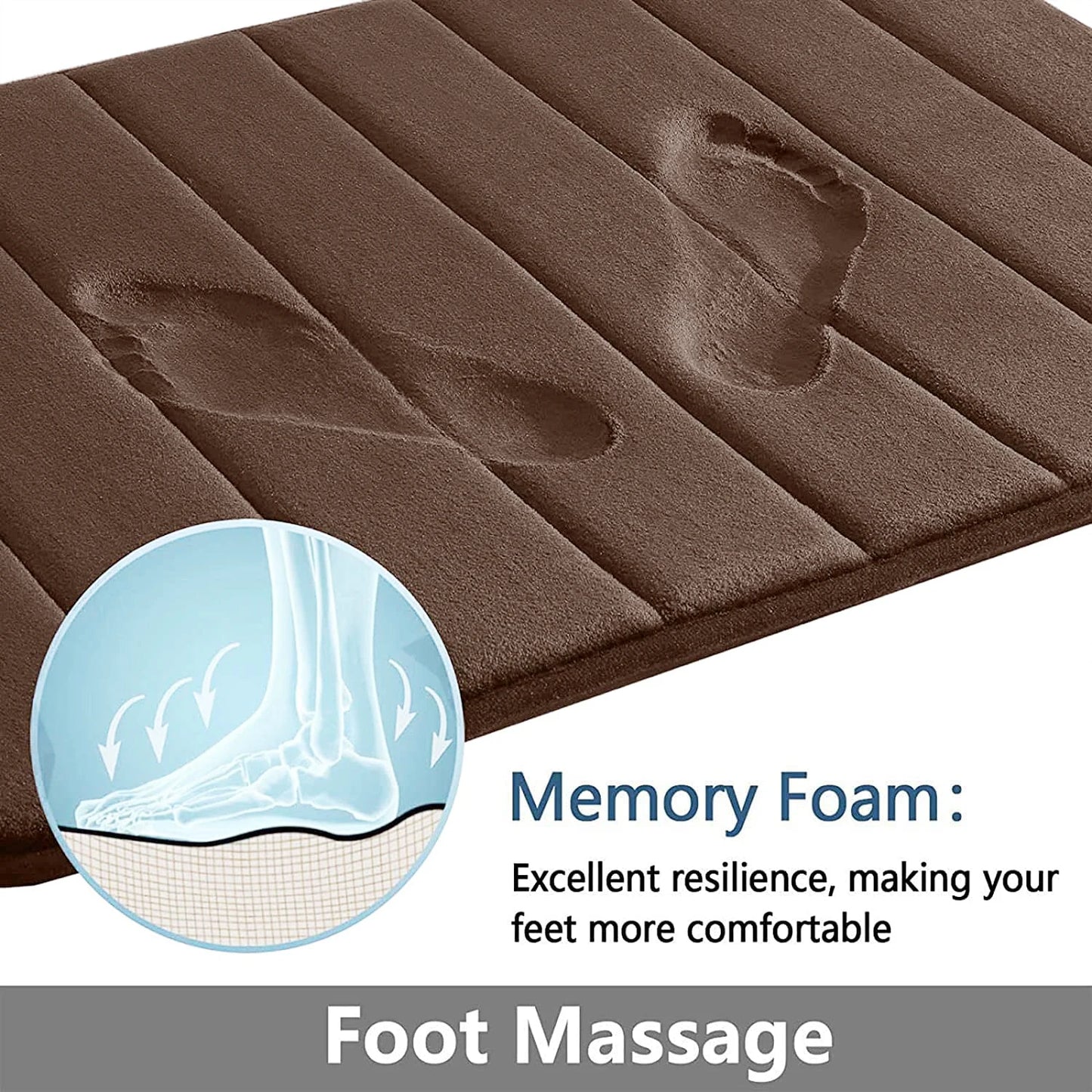 Memory Foam Anti-Slip Bath Mat