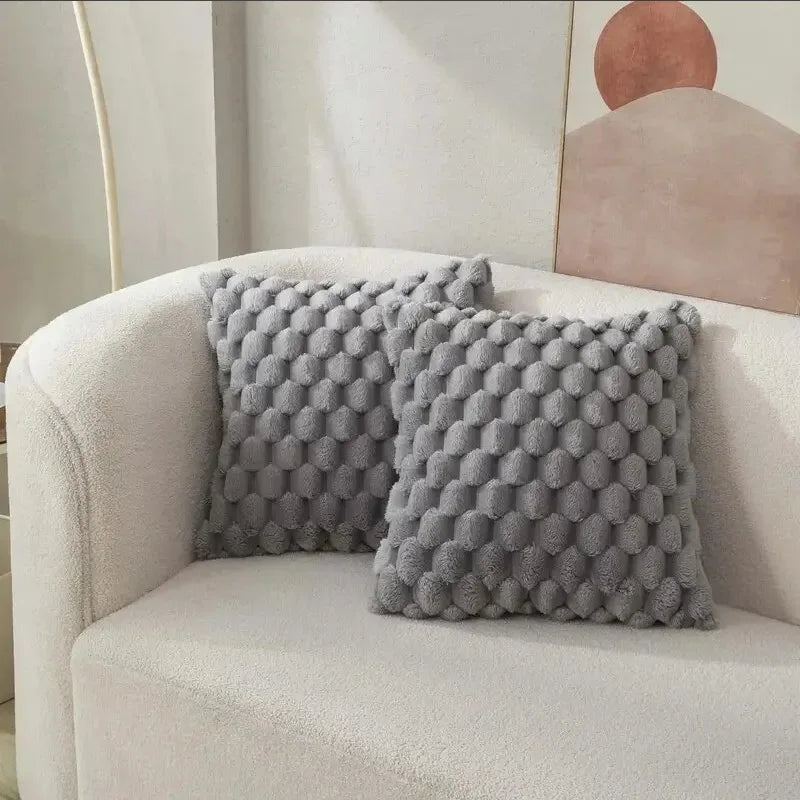 3D Textured Knit Cushion Cover