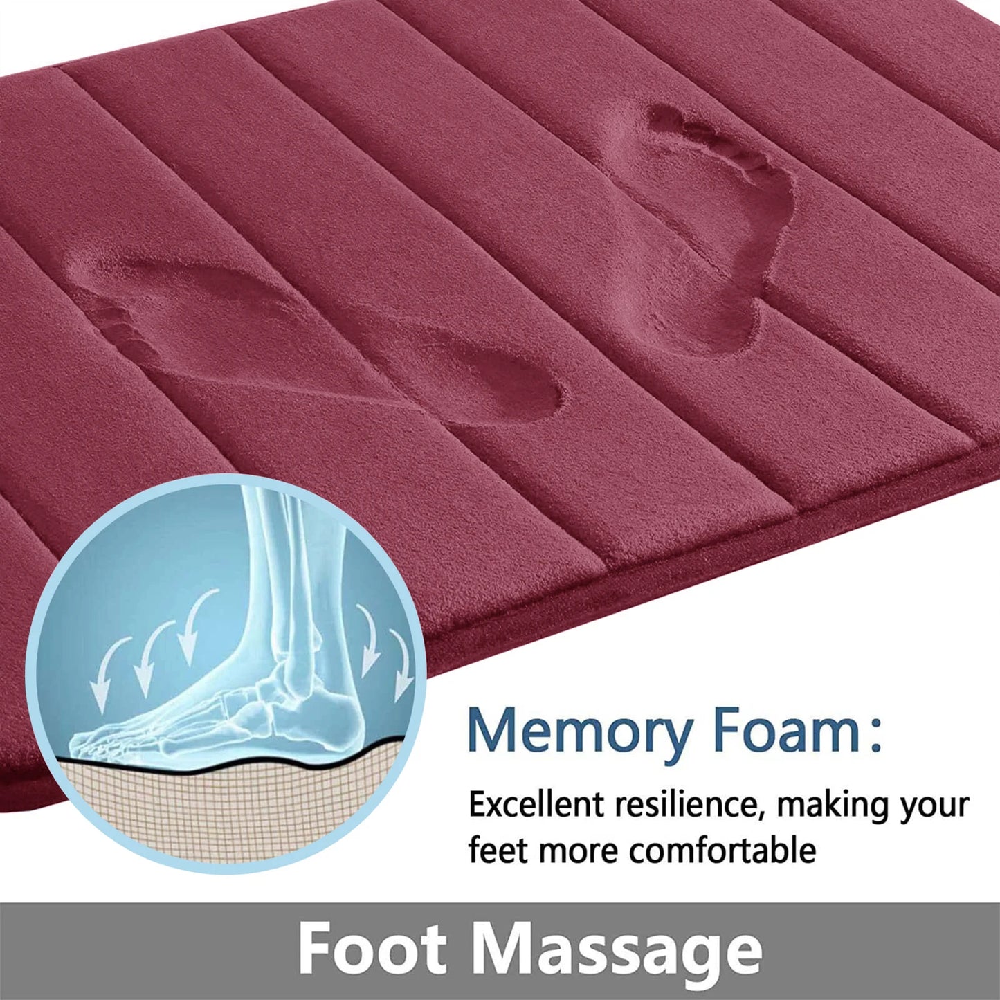 Memory Foam Anti-Slip Bath Mat