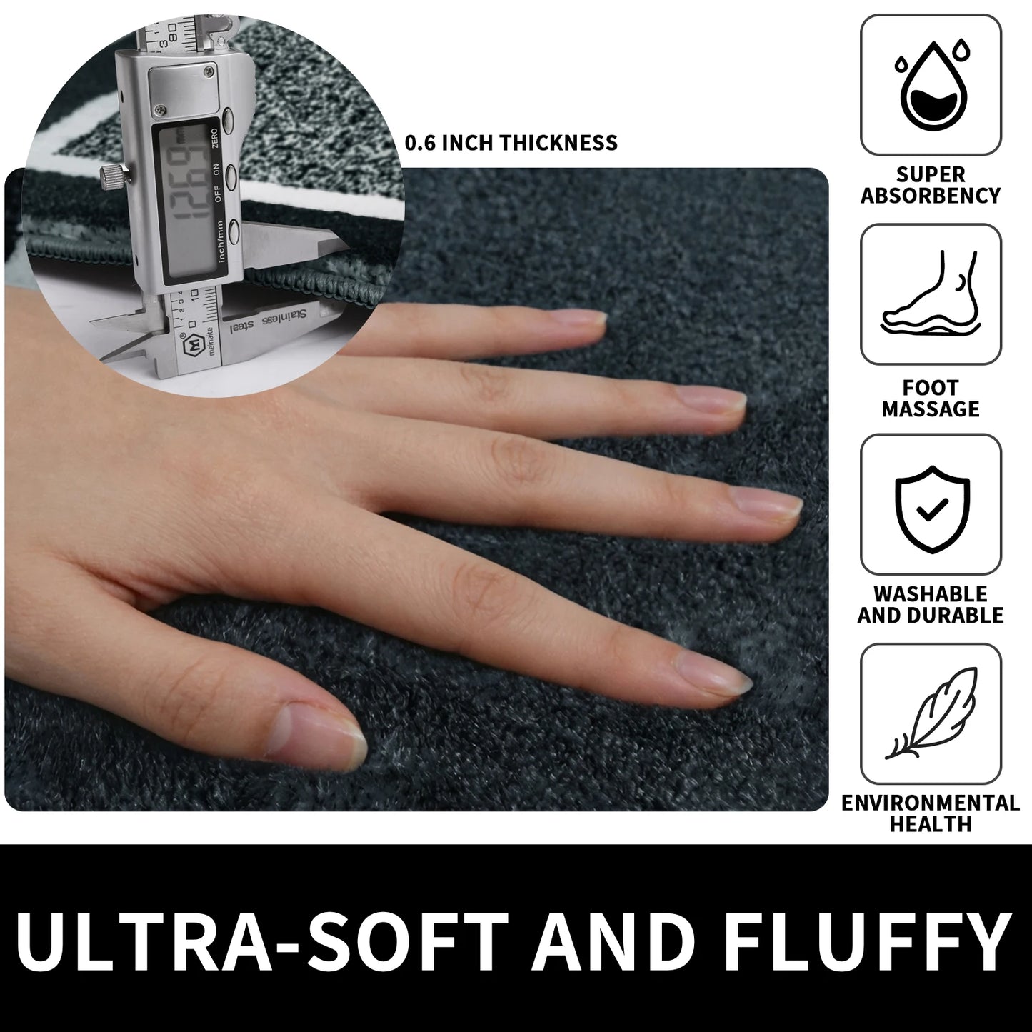 Memory Foam Anti-Slip Bath Mat