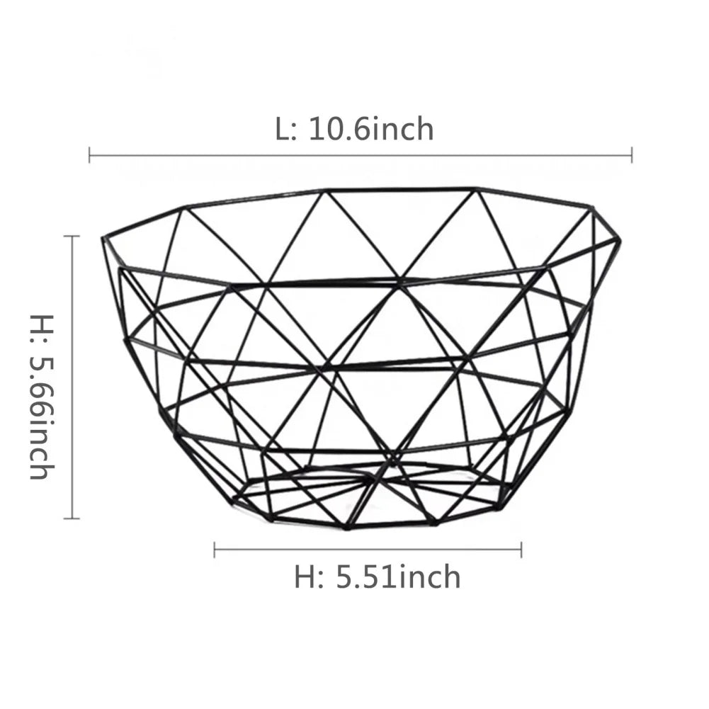 Nordic Wire Fruit Basket