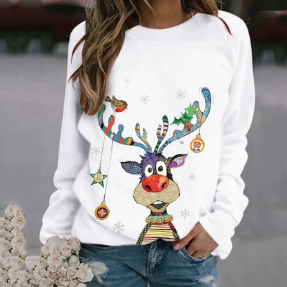 Festive Christmas Reindeer Sweater