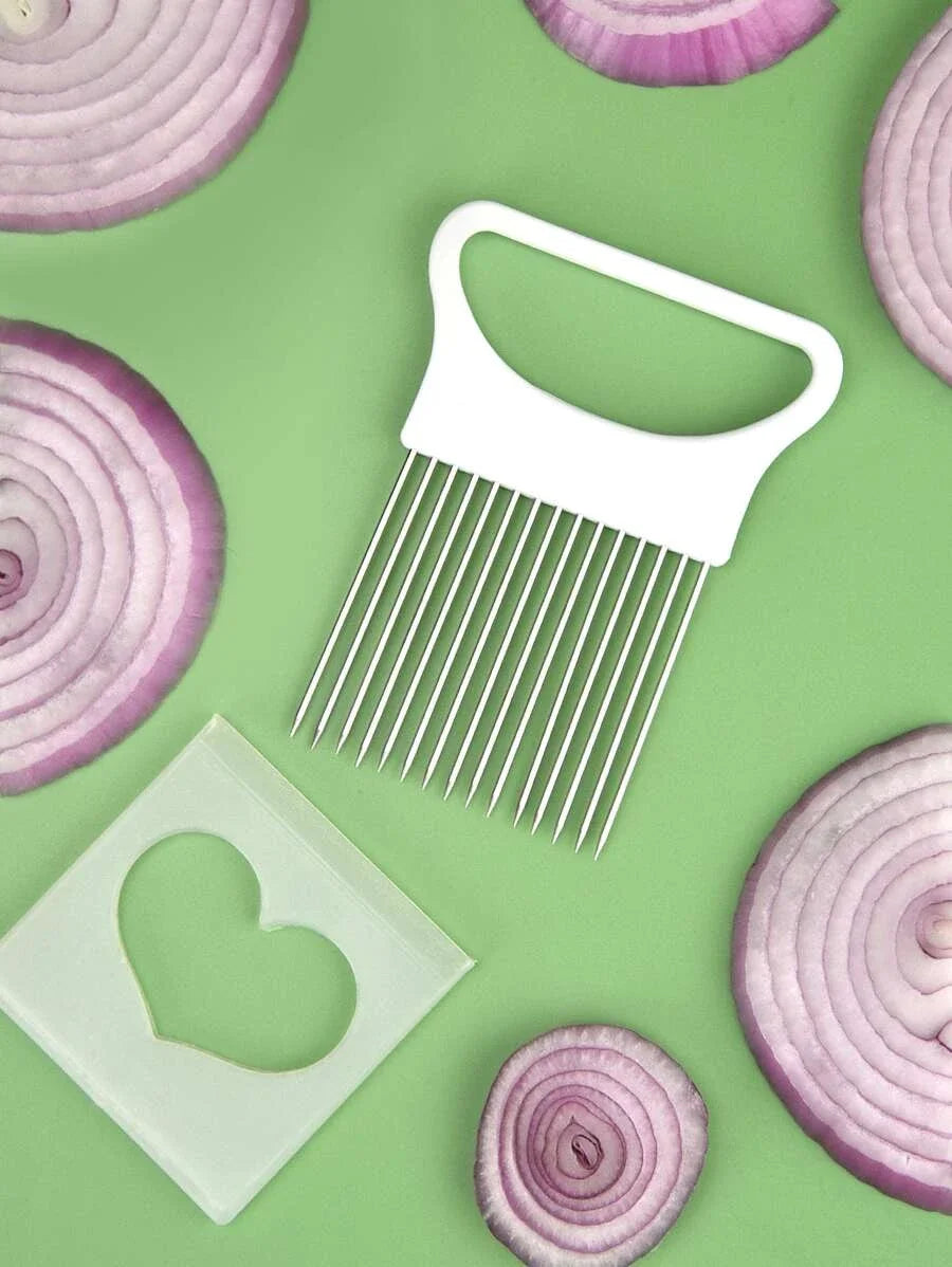 Stainless Steel Onion Holder & Slicer