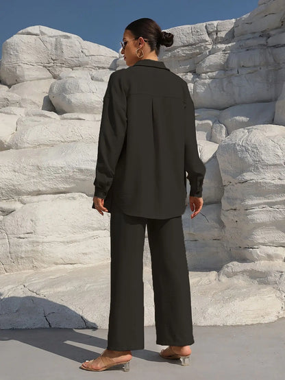 women's straight cut tailoring set