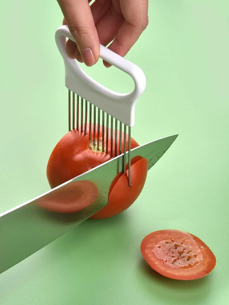 Stainless Steel Onion Holder & Slicer