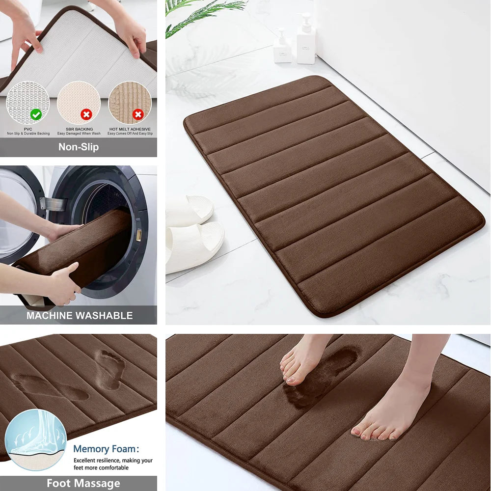 Memory Foam Anti-Slip Bath Mat