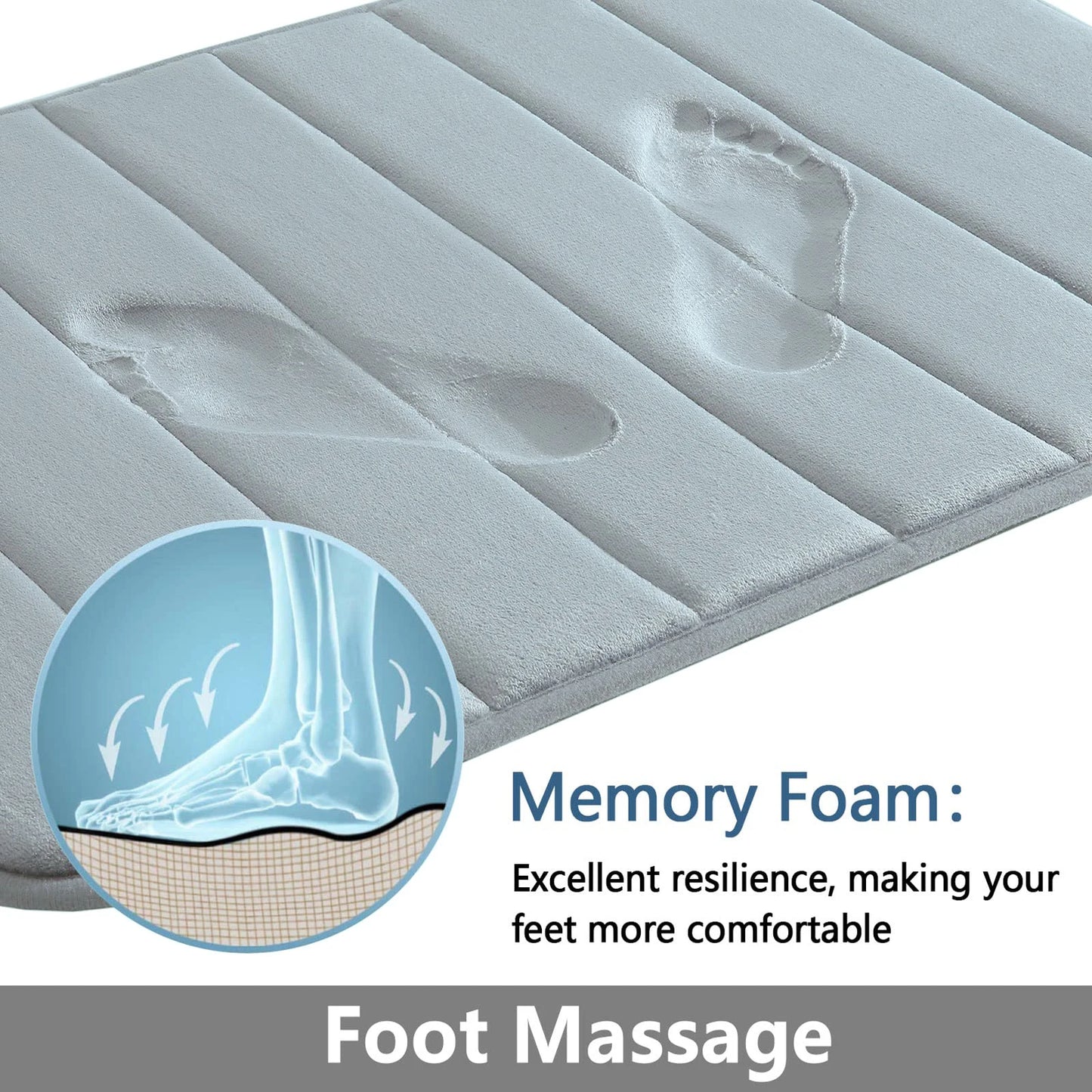 Memory Foam Anti-Slip Bath Mat