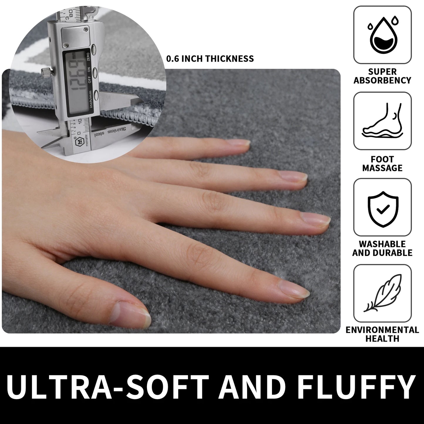 Memory Foam Anti-Slip Bath Mat