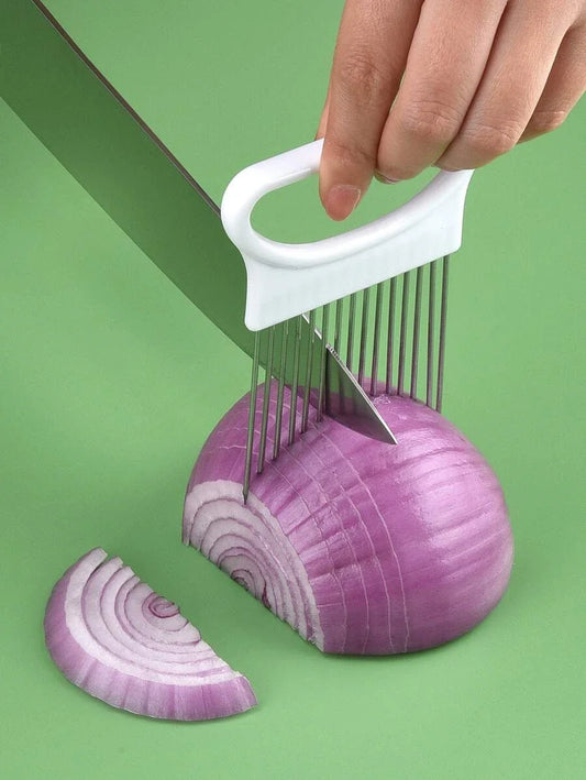 Stainless Steel Onion Holder & Slicer