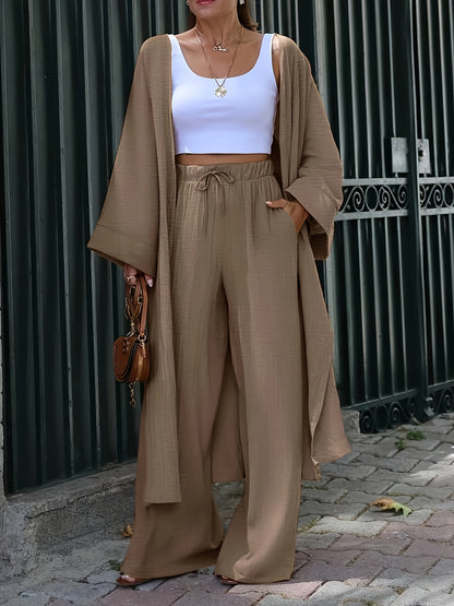 Women's Casual Loose Shirt and Pants Set