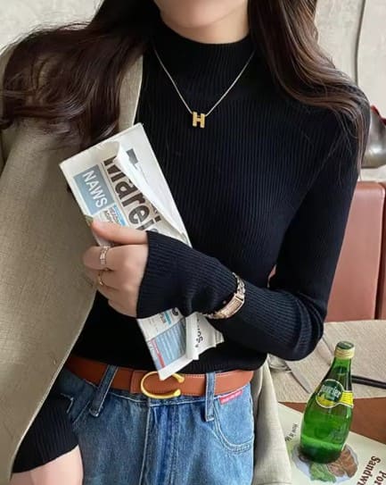[BUY 1 GET 3] Classic Ribbed Sweater