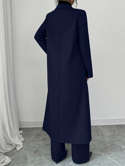 Women'S Minimalist Fashion Long Suit Set