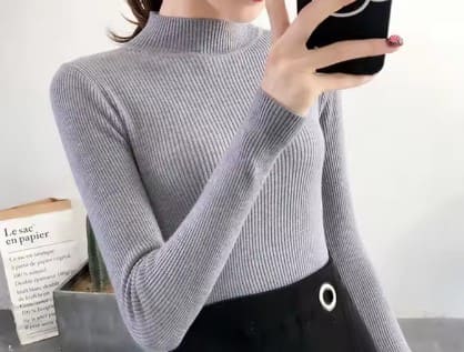 [BUY 1 GET 3] Classic Ribbed Sweater