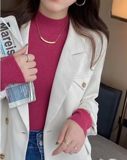 [BUY 1 GET 3] Classic Ribbed Sweater