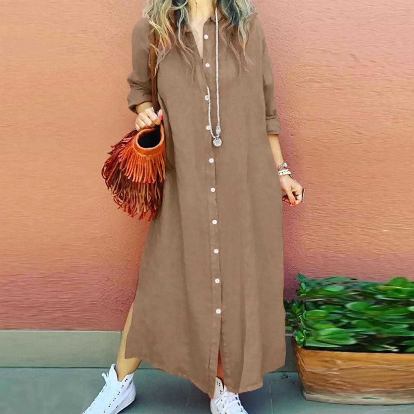 Long shirt dress