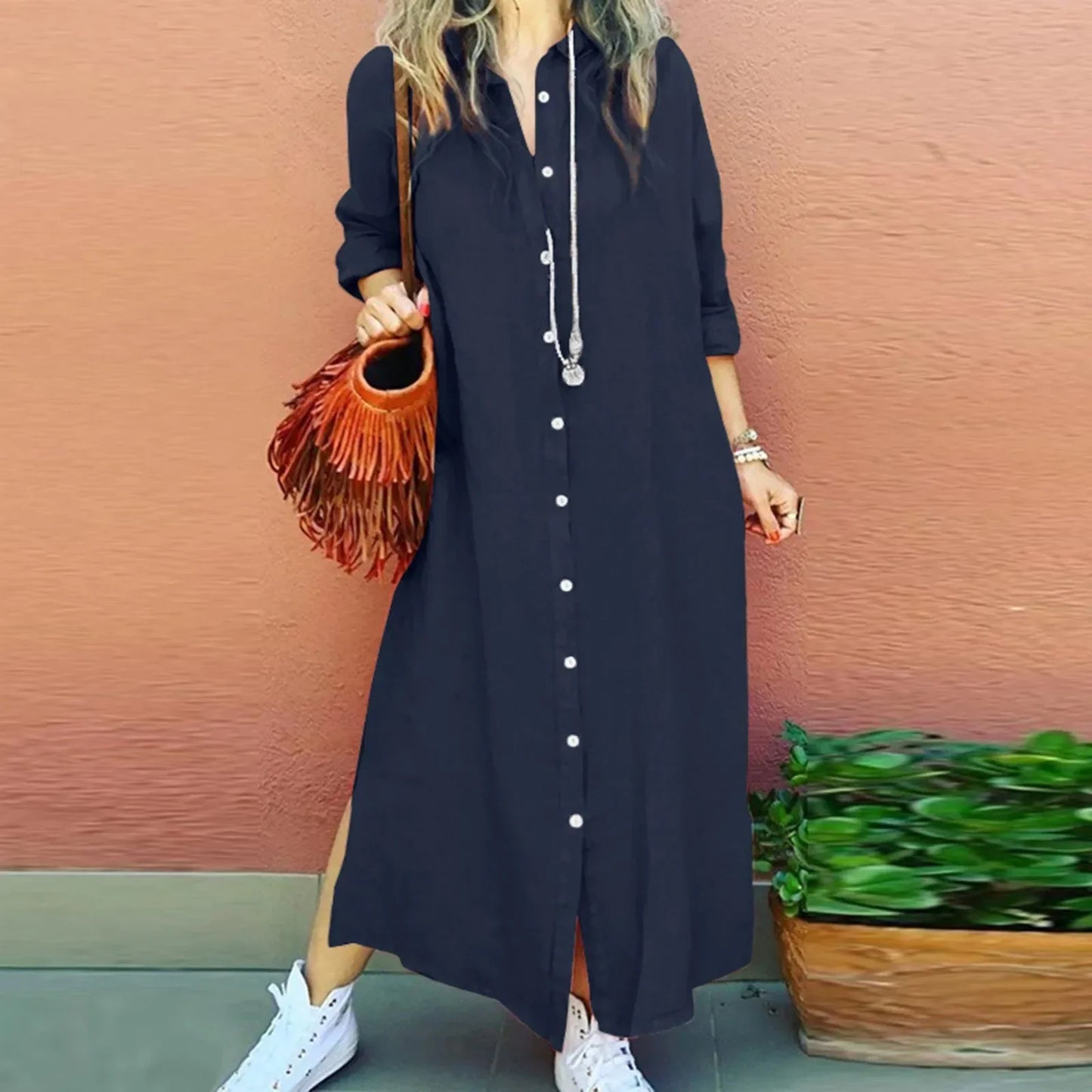 Long shirt dress